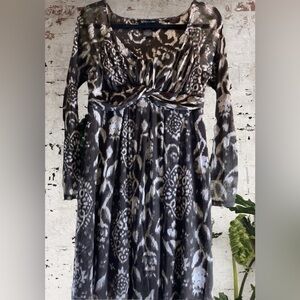 𝅺inc international concepts boho pattern dress size medium